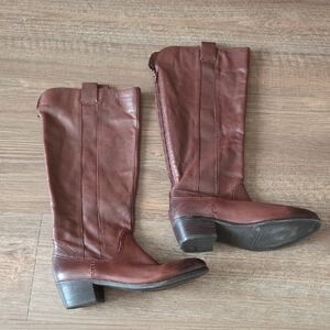 Sole Society Brown Leather Boots